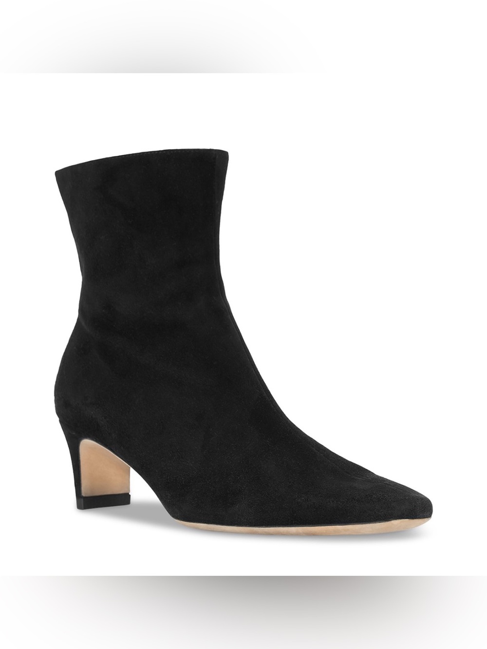 Staud Wally Ankle Booties Black Suede Size 8 US / EU 38